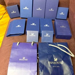 Large lot of Swarovski Earring boxes